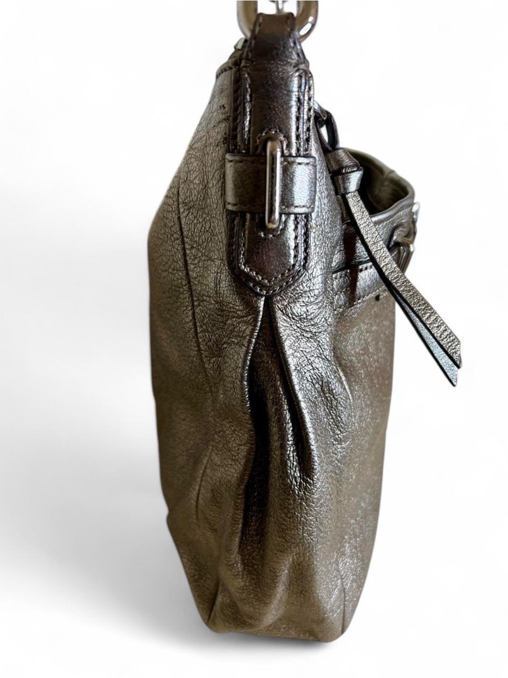 Coach Chelsea Ashlyn Metallic Leather Shoulder Bag - Picture 4 of 7